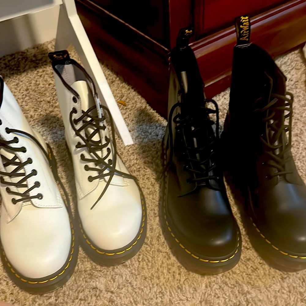 Dr Marten (Doc Martin) lace up boots X 2 pairs